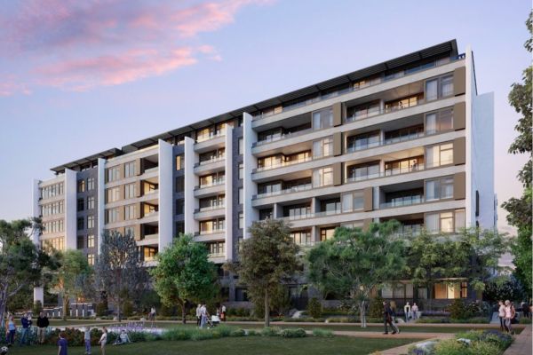 buying an apartment - example of new apartment building